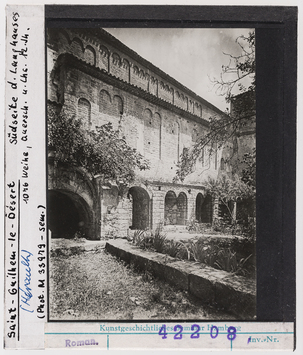 Vorschaubild Saint-Guilhem-le-Désert: Abteikirche, Südseite des Langhauses 